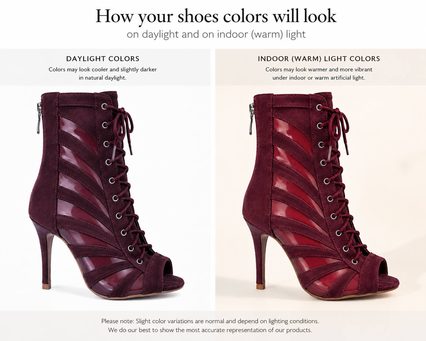 Ankle-Boots Butterfly Suede-Latex - Burgundy