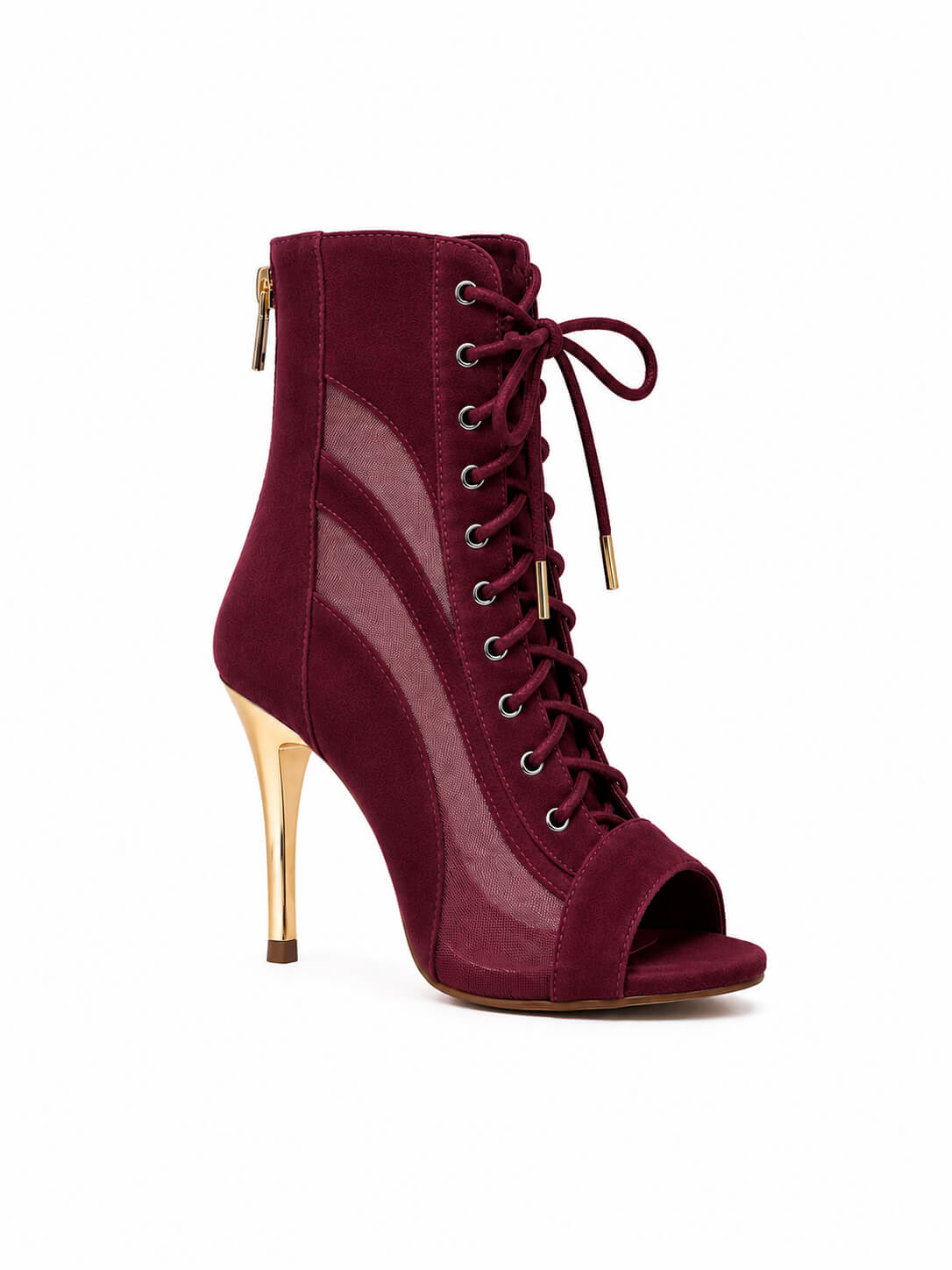 Ankle-Boots GOLDEN-HEEL PU-Leather Brown
