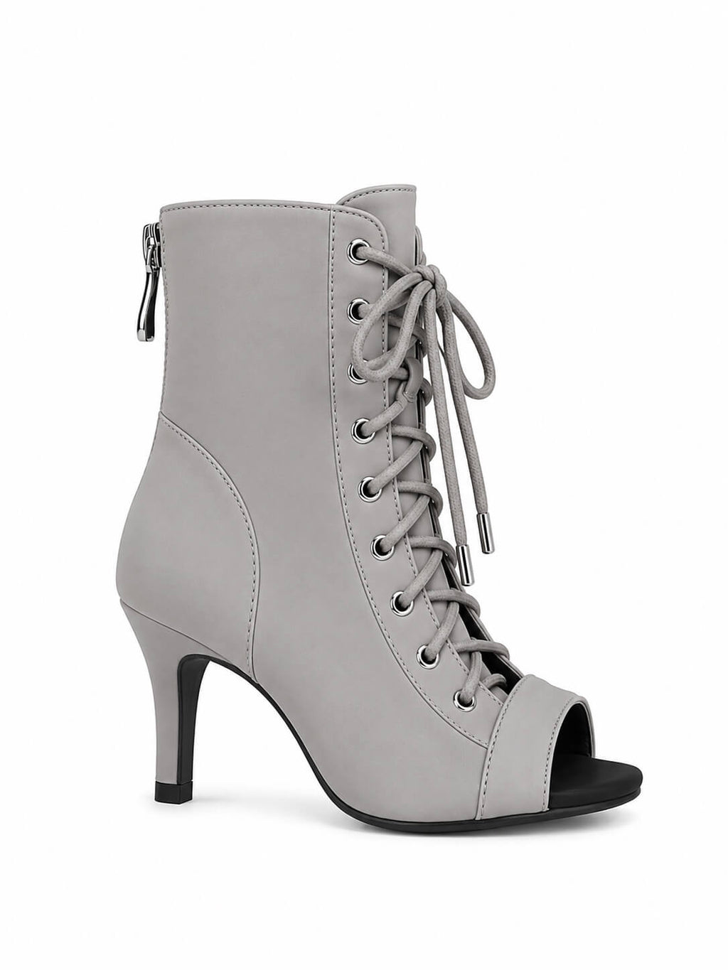 Ankle-Boots High-Elastic Fabric - Grey