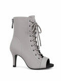 Ankle-Boots High-Elastic Fabric - Grey