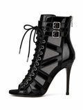Ankle-Boots Line-Mesh
