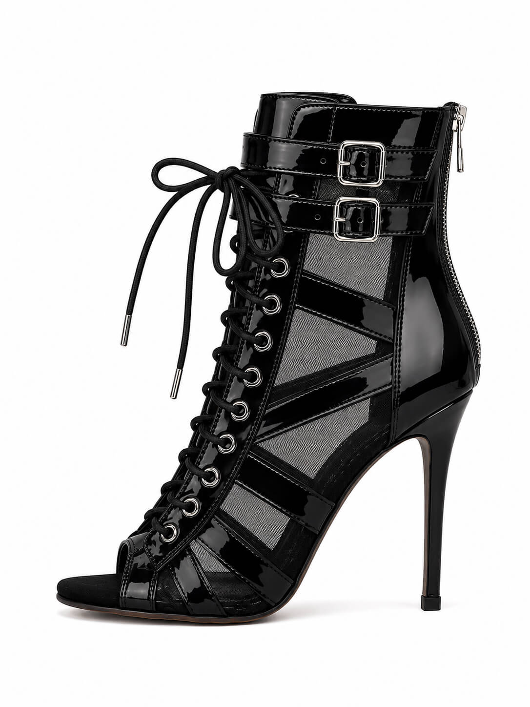 Ankle-Boots Line-Mesh
