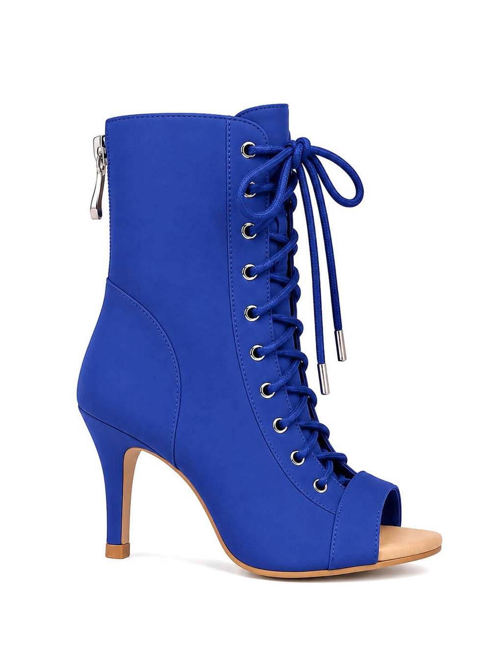 Ankle-Boots High-Elastic Fabric - Blue