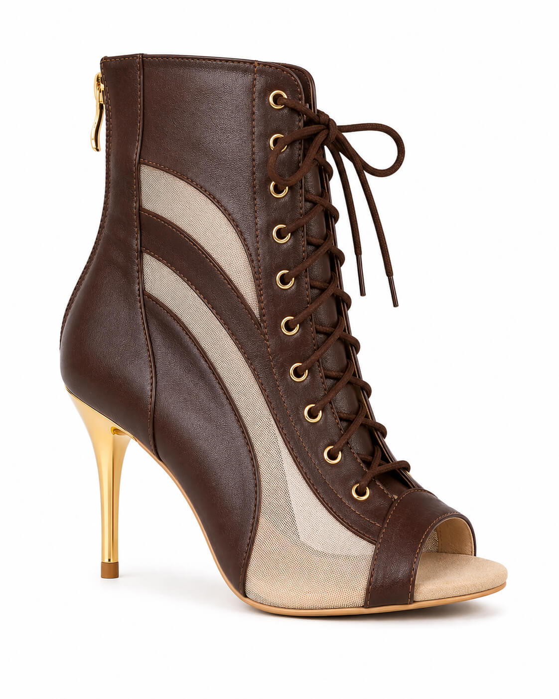 Ankle-Boots GOLDEN-HEEL PU-Leather White