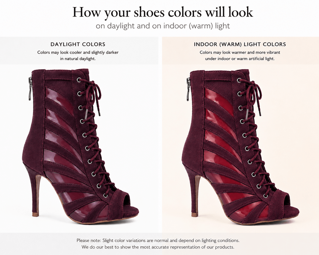 Ankle-SUPPORTIVE-FIT-Boots-PU-Leather-Suede-Latex - Burgundy