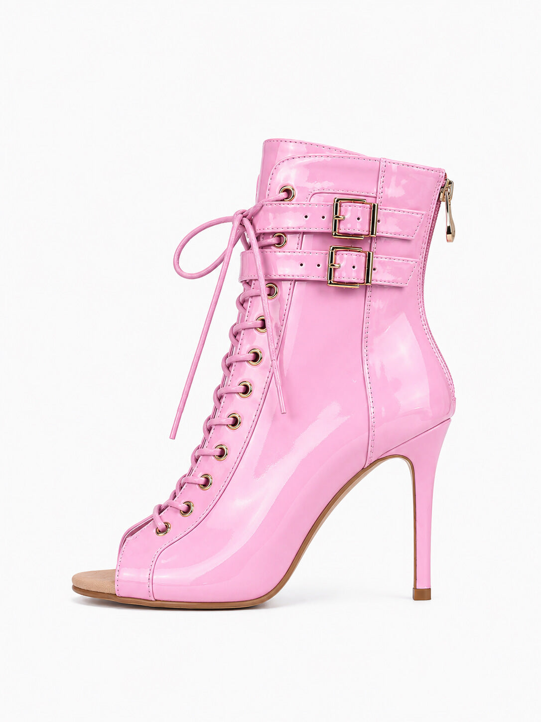 Ankle-Boots Latex Red