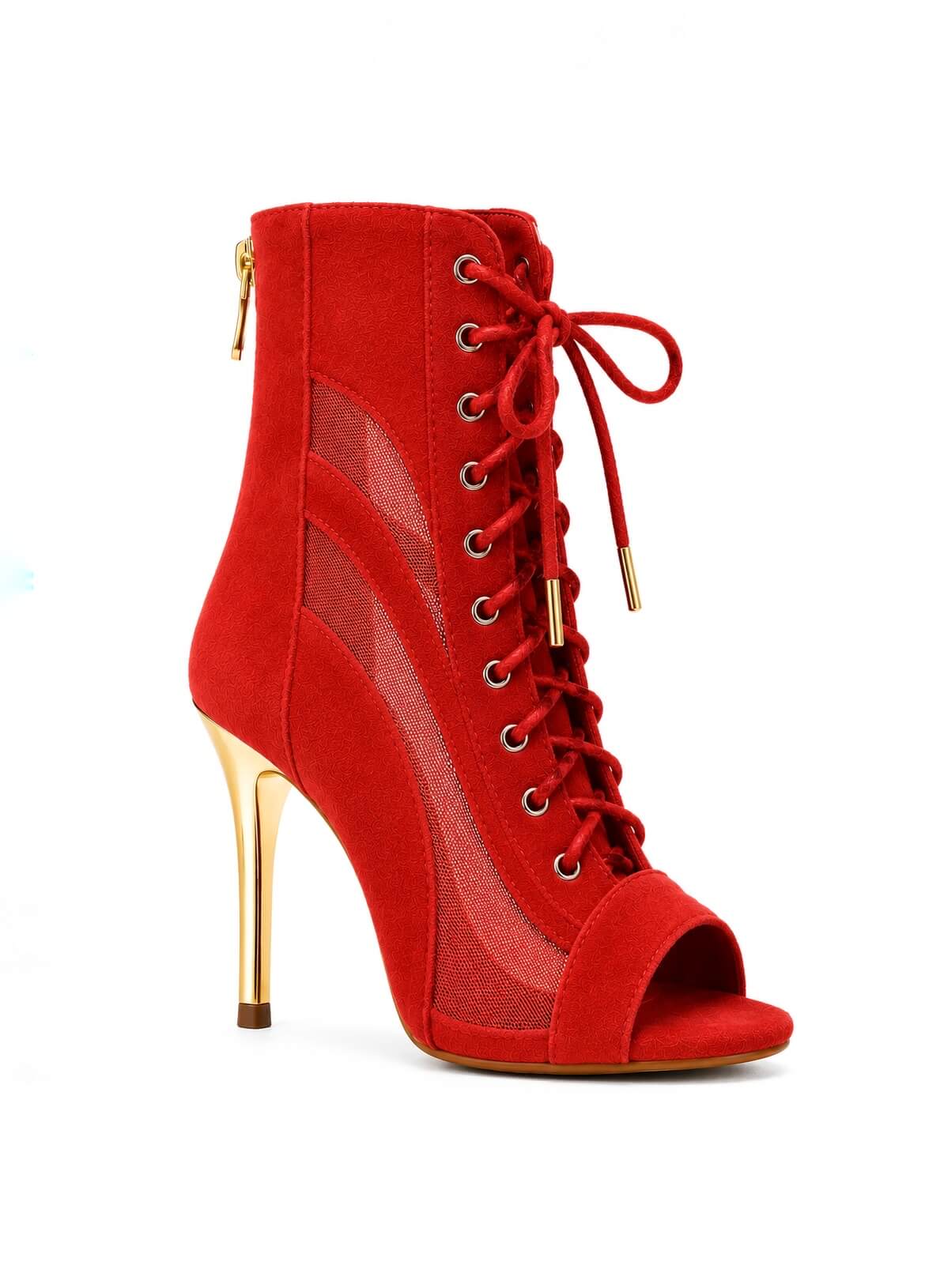 Ankle-Boots GOLDEN-HEEL PU-Leather Brown