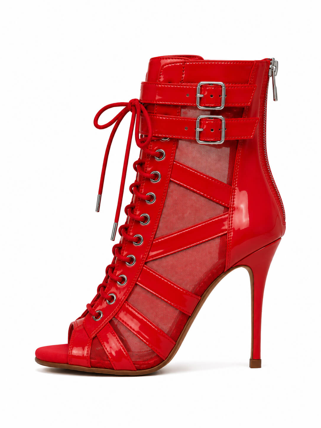 Ankle-Boots Line-Mesh